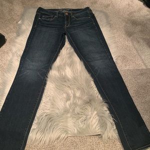 AE Medium-dark wash skinny jeans